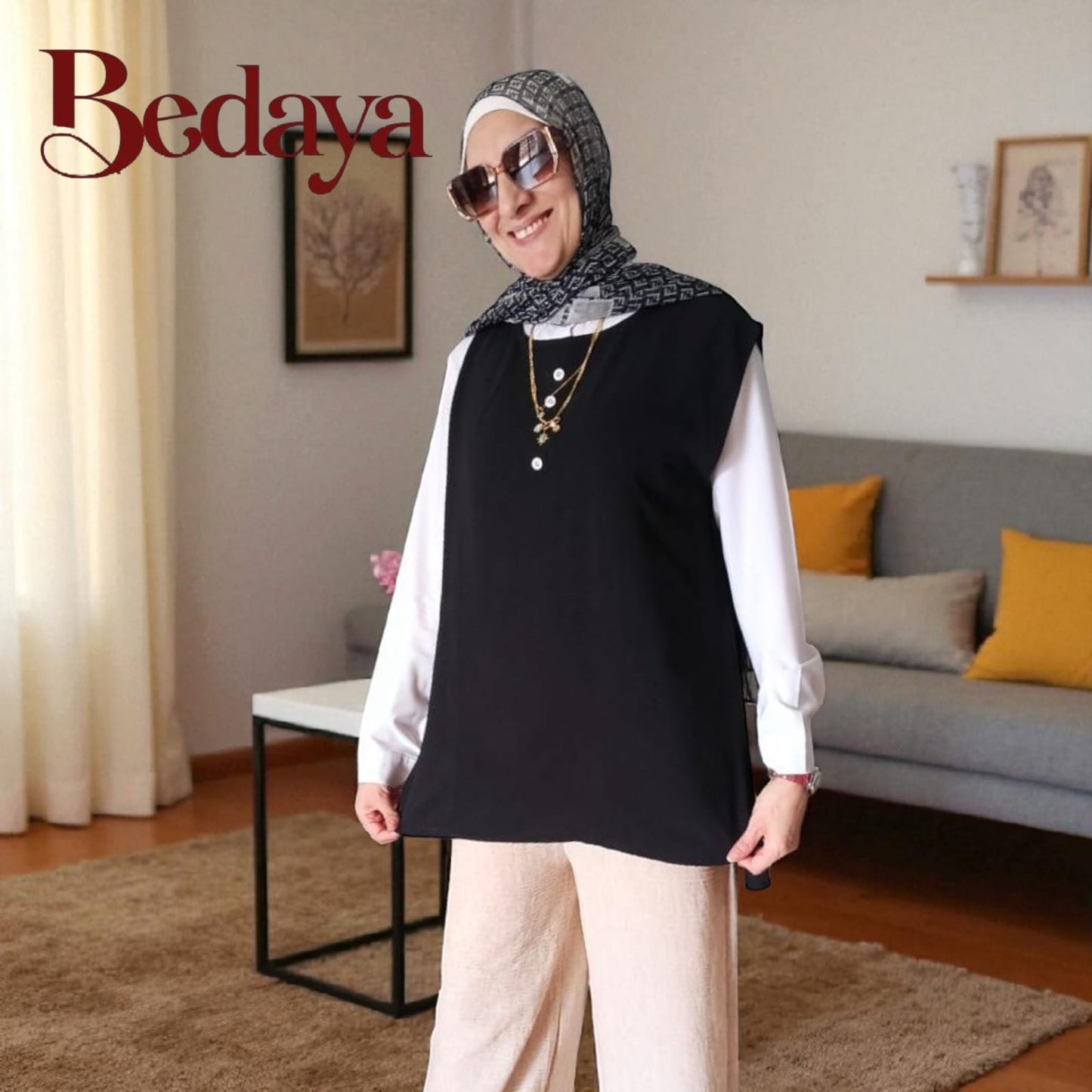 No Sleeve tank top - Bedaya Moda