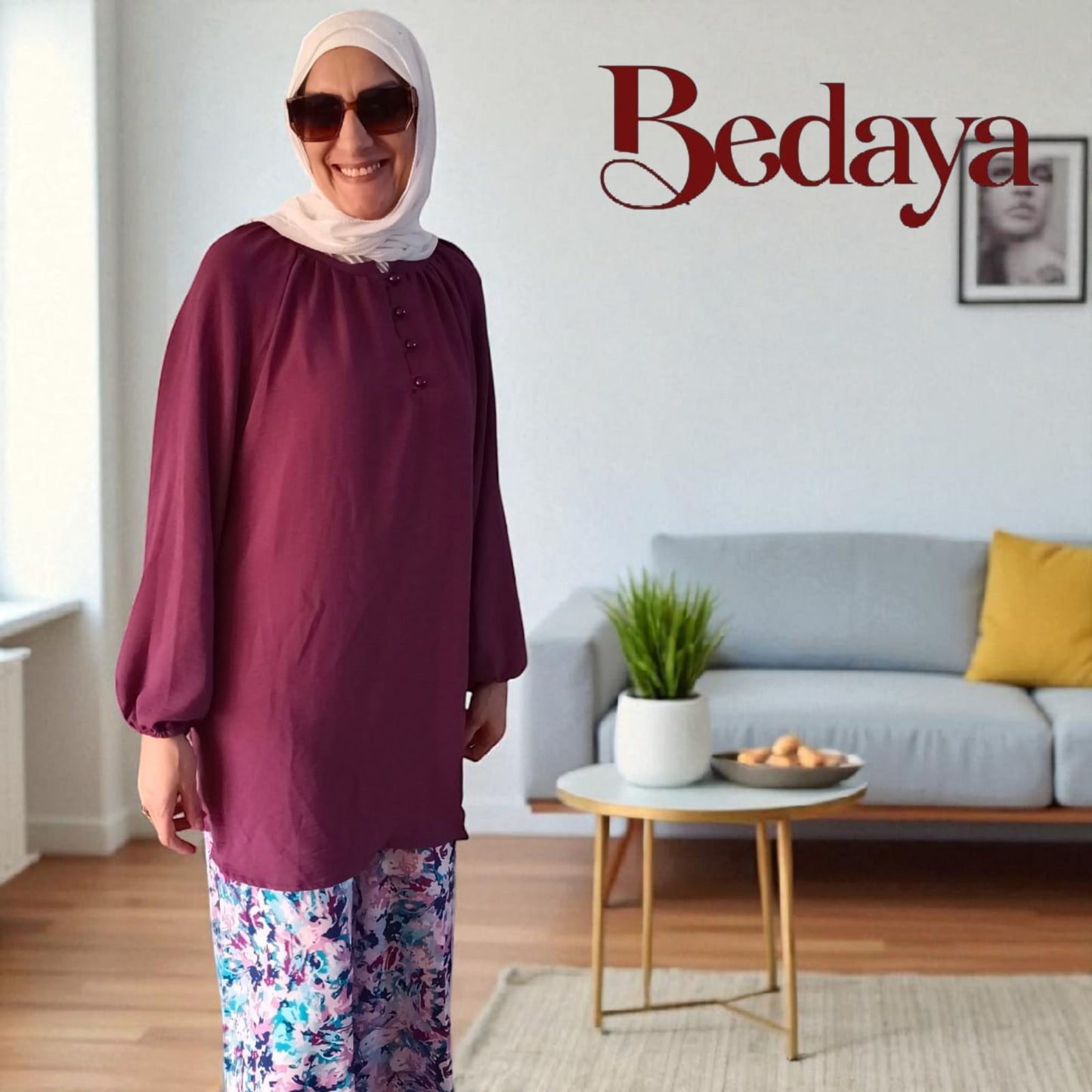 Long Sleeve Blouse - Bedaya Moda