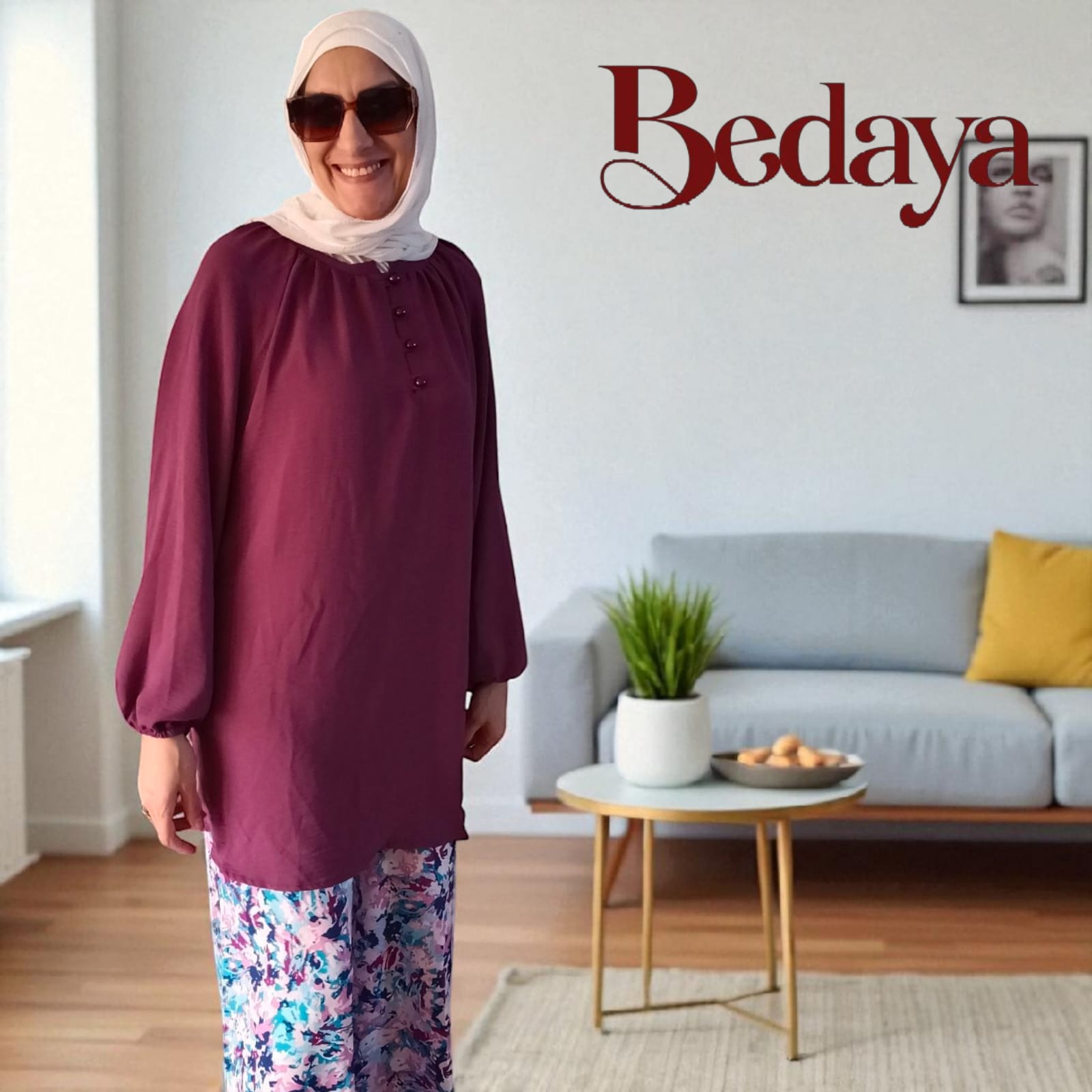 Long Sleeve Blouse - Bedaya Moda