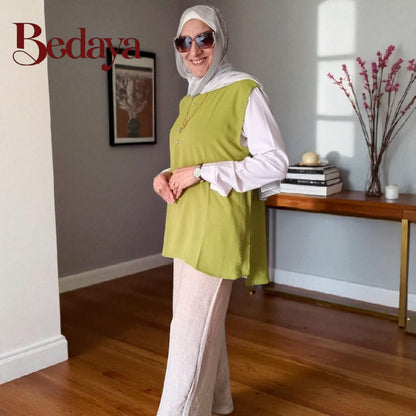 No Sleeve tank top - Bedaya Moda