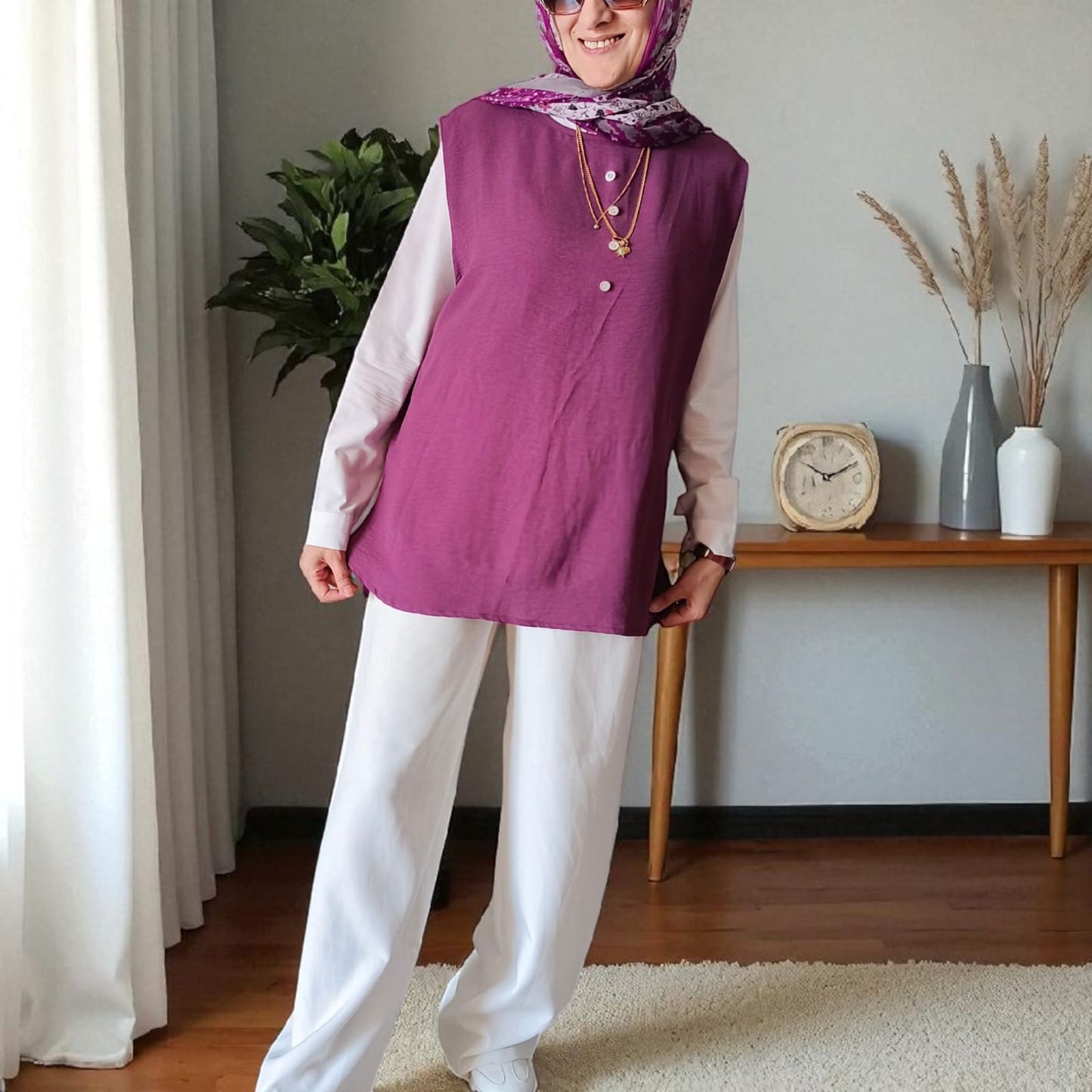 No Sleeve tank top - Bedaya Moda