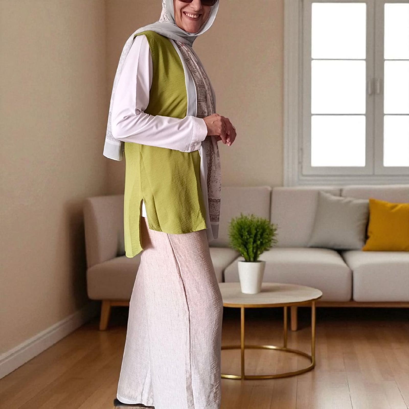 No Sleeve tank top - Bedaya Moda