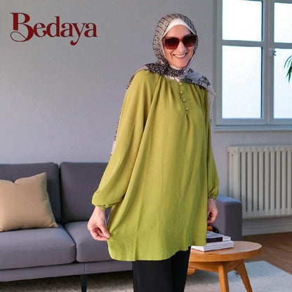 Long Sleeve Blouse - Bedaya Moda