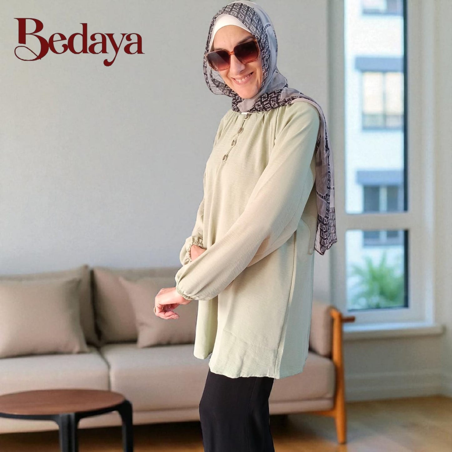 Long Sleeve Blouse - Bedaya Moda