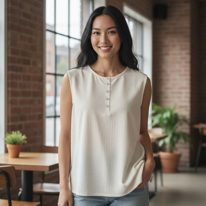 No Sleeve top - Bedaya Moda