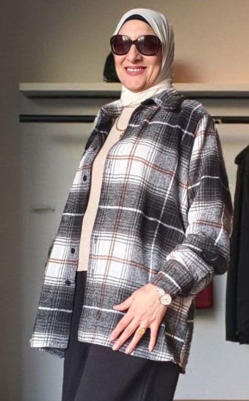 Casual Plaid Shirt - Bedaya Moda