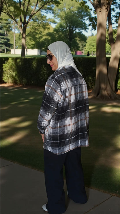 Casual Plaid Shirt - Bedaya Moda