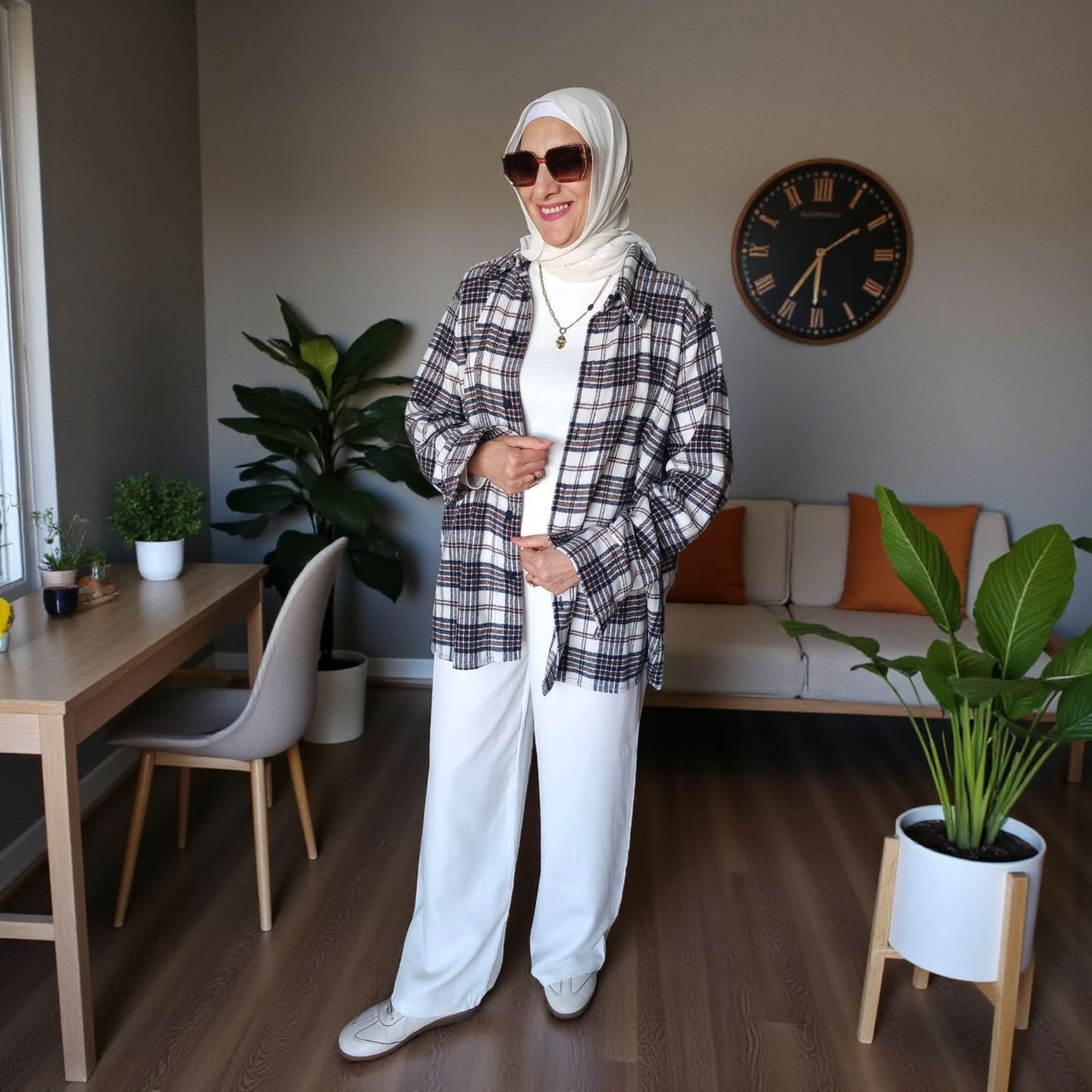 Casual Plaid Shirt Unisex - Bedaya Moda