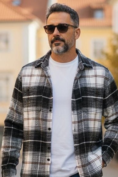 Casual Plaid Shirt - Bedaya Moda