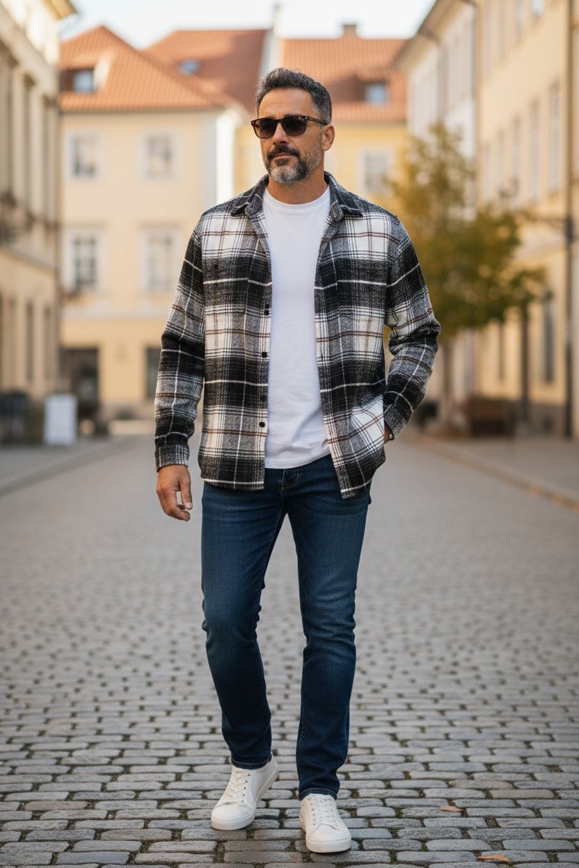 Casual Plaid Shirt - Bedaya Moda
