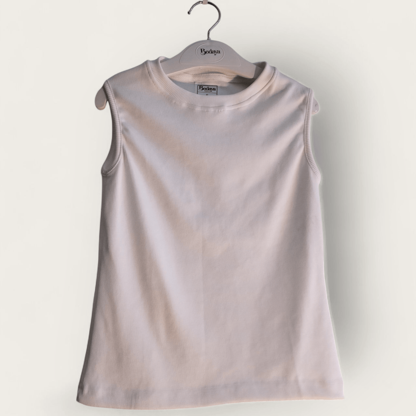No Sleeve cotton basic top - Bedaya Moda