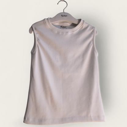 No Sleeve cotton basic top - Bedaya Moda