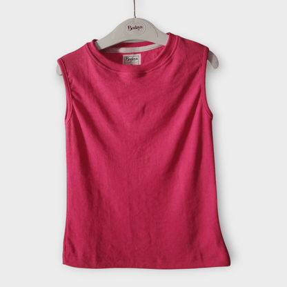No Sleeve cotton basic top - Bedaya Moda